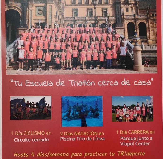 Horarios Escuela de Triatlón para menores curso 2019 – 2020