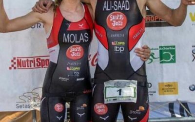 Samer Ali-Saad, Rocío Molas y el Club Triatlón Isbilya-Sloppy Joe´s Campeones del Circuito Andaluz de Triatlón